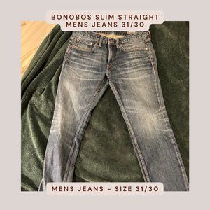 Bonobos Men's Jean - Slim Straight - Size 31 Waist, 30 Length
